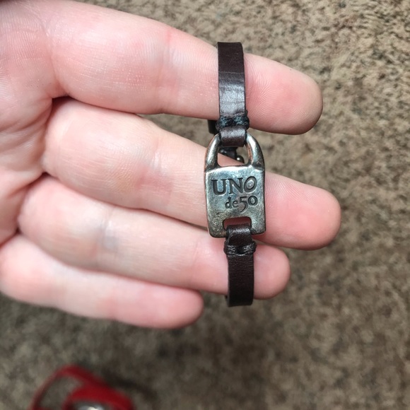 UNO de 50 Leather Bracelet